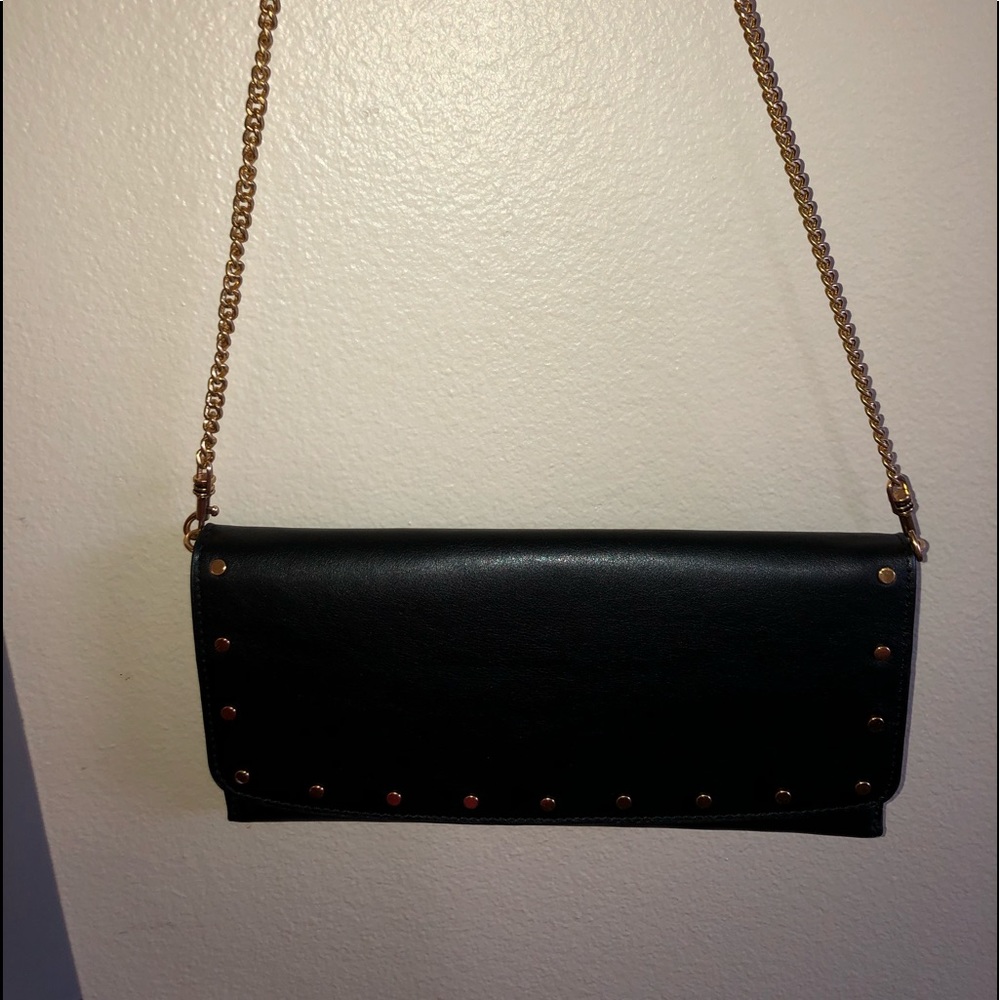 Banana Republic Leather Crossbody Clutch